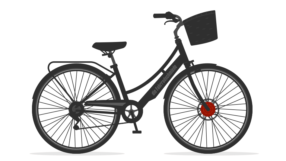 E-Bike mit Frontmotor